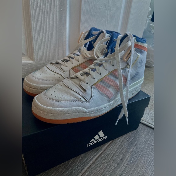 adidas Forum Mid TT White Acid Orange Men’s - Picture 5 of 5